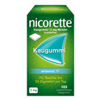 Nicorette Kaugummi whitemint 2 mg Nikotin 105 St